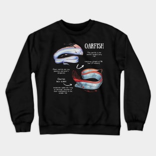 Animal Facts - Oar fish Crewneck Sweatshirt